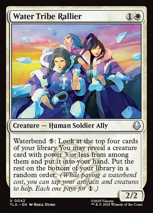 Water Tribe Rallier, art by Boell Oyino
