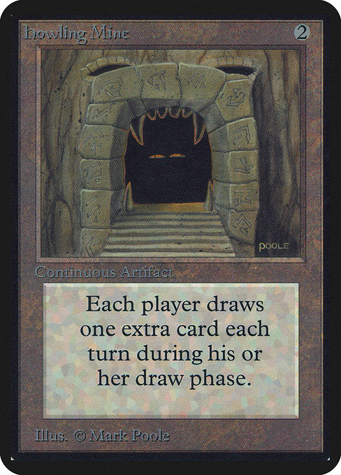Howling Mine, art by Mark Poole
