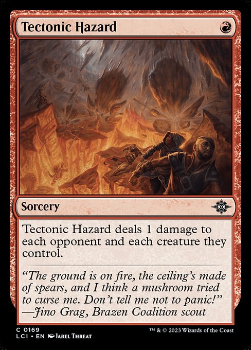 Tectonic Hazard, art by Jarel Threat