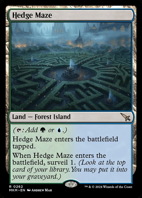 Hedge Maze, art by Andrew Mar