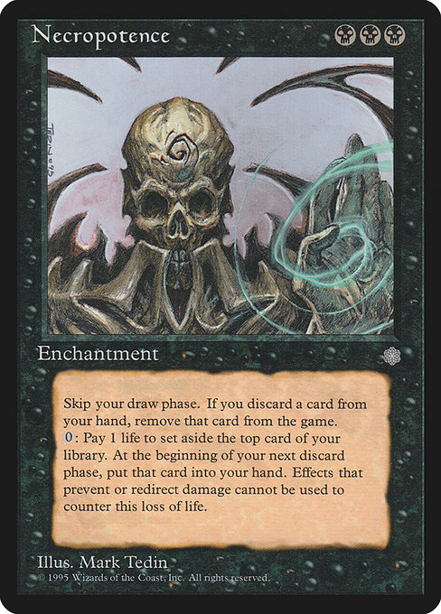 Necropotence, art by Mark Tedin