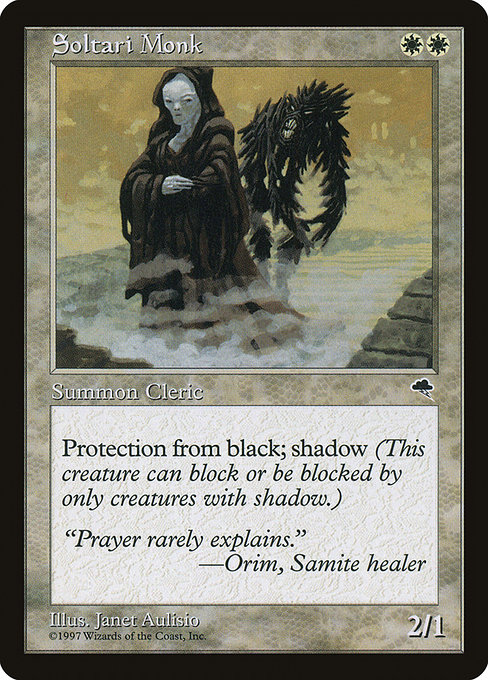 Soltari Monk, art by Janet Aulisio