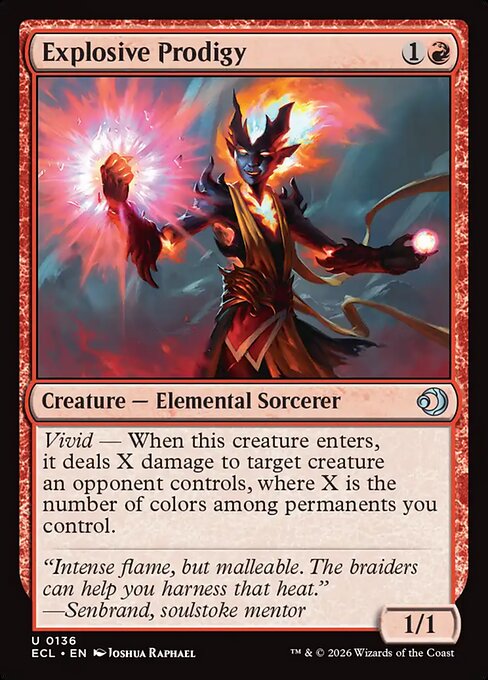 Explosive Prodigy, art by Joshua Raphael