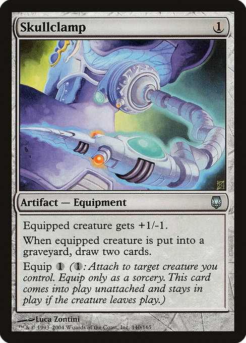 Skullclamp, art by Luca Zontini