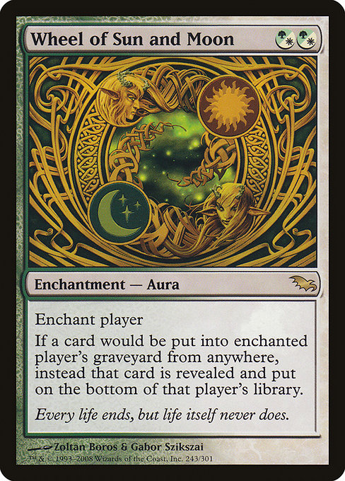 Wheel of Sun and Moon, art by Zoltan Boros & Gabor Szikszai
