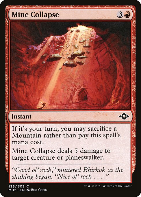 Mine Collapse, art by Bud Cook
