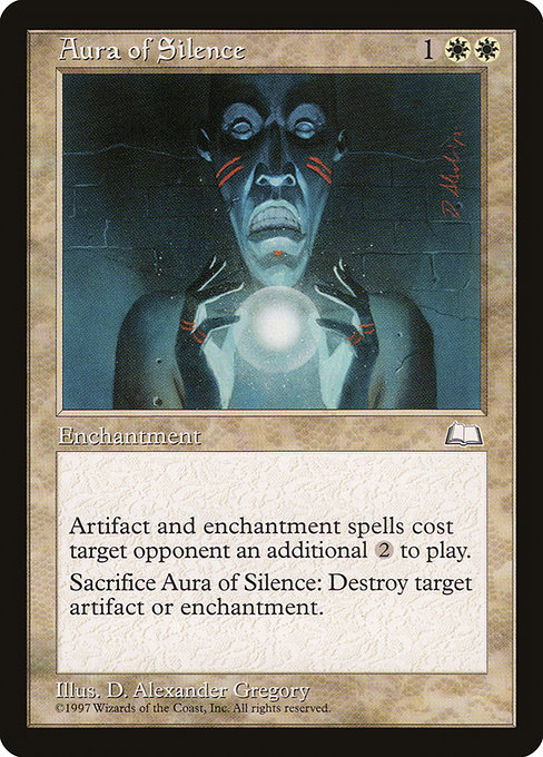 Aura of Silence, art by D. Alexander Gregory