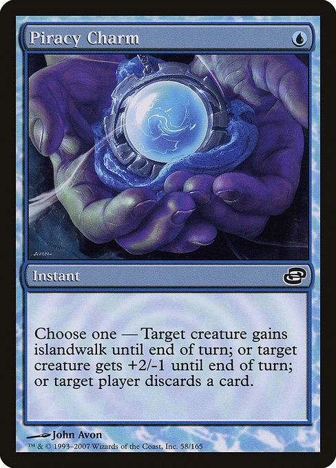 Piracy Charm, art by John Avon