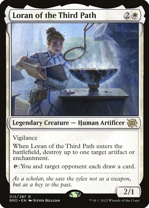 Loran of the Third Path, art by Steven Belledin