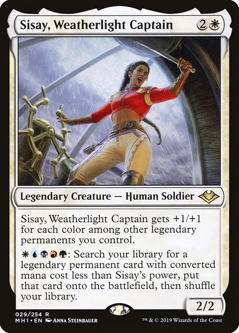Sisay, Weatherlight Captain, art by Anna Steinbauer