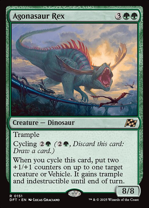 Agonasaur Rex, art by Lucas Graciano