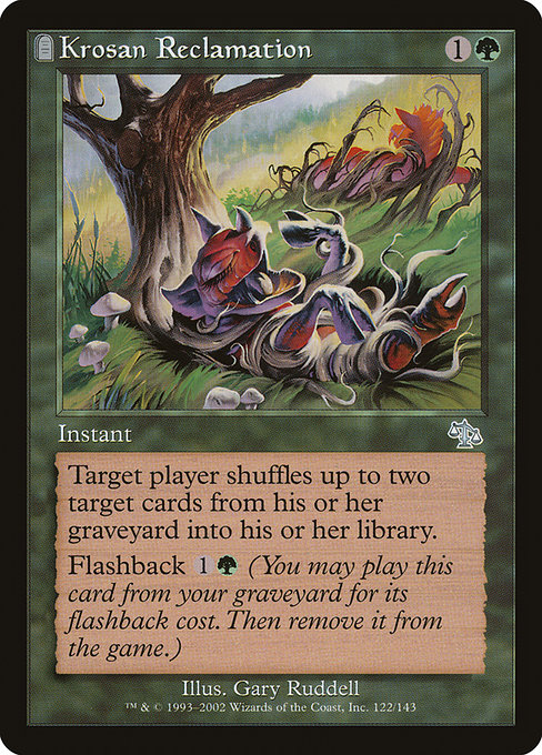 Krosan Reclamation, art by Gary Ruddell