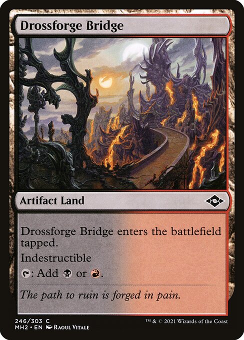 Drossforge Bridge, art by Raoul Vitale