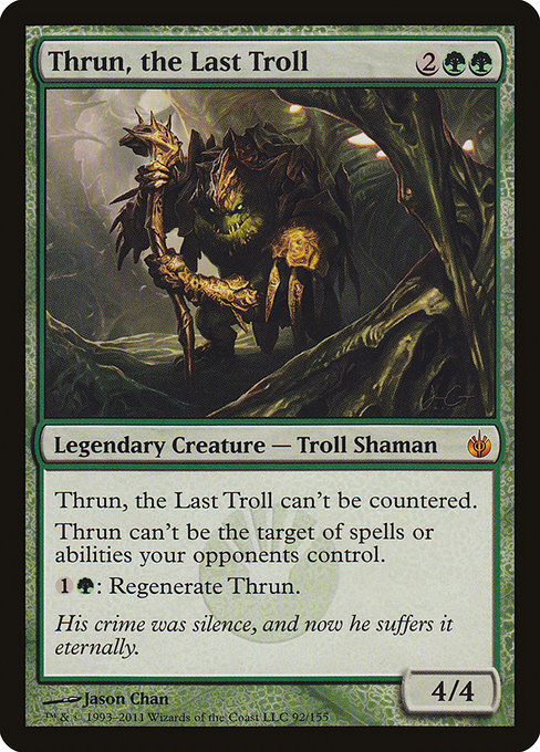 Thrun, the Last Troll, art by Jason Chan