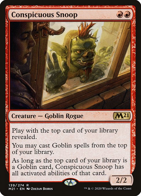 Conspicuous Snoop, art by Zoltan Boros