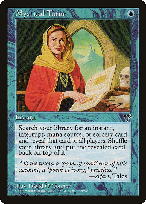 Mystical Tutor, art by David O'Connor