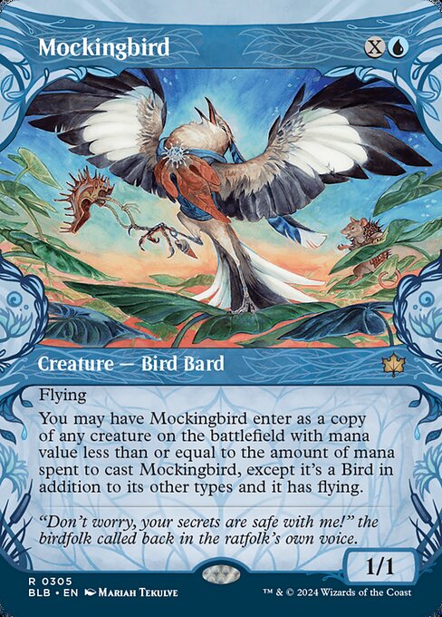 Mockingbird, art by Mariah Tekulve