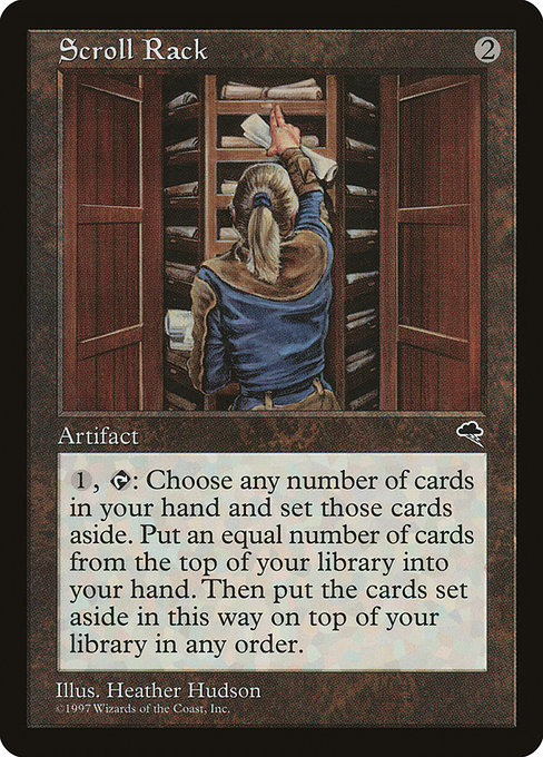 Scroll Rack, art by Heather Hudson