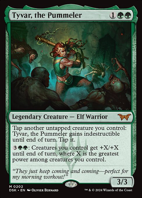 Tyvar, the Pummeler, art by Olivier Bernard