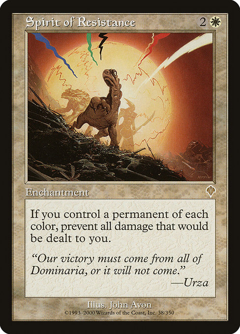 Spirit of Resistance, art by John Avon