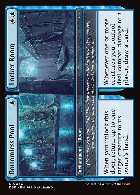 Bottomless Pool // Locker Room, art by Diana Franco