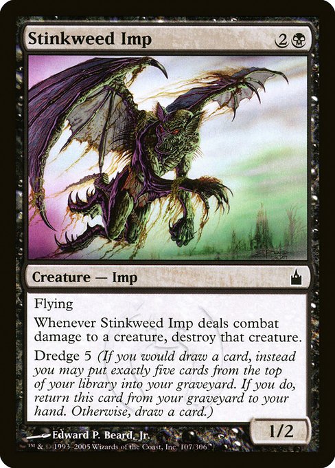 Stinkweed Imp, art by Edward P. Beard, Jr.