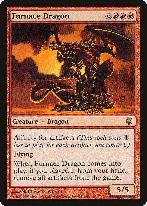 Furnace Dragon, art by Matthew D. Wilson