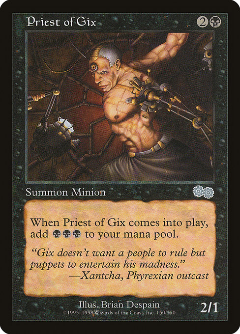 Priest of Gix, art by Brian Despain