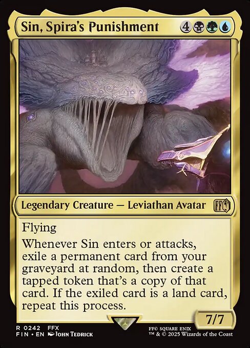 Sin, Spira's Punishment, art by John Tedrick