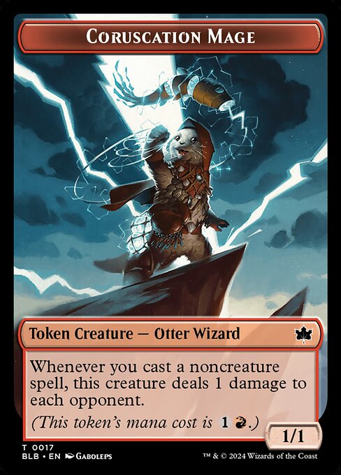 Coruscation Mage, art by Gaboleps