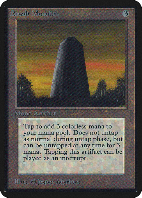 Basalt Monolith, art by Jesper Myrfors