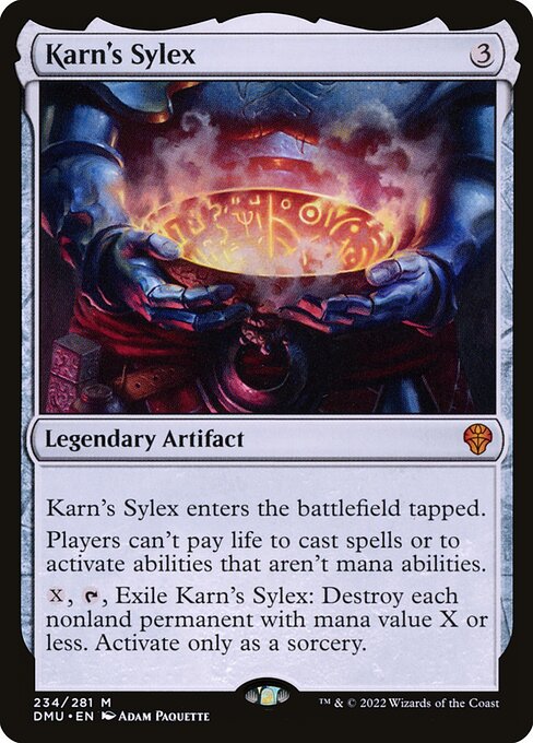 Karn's Sylex, art by Adam Paquette