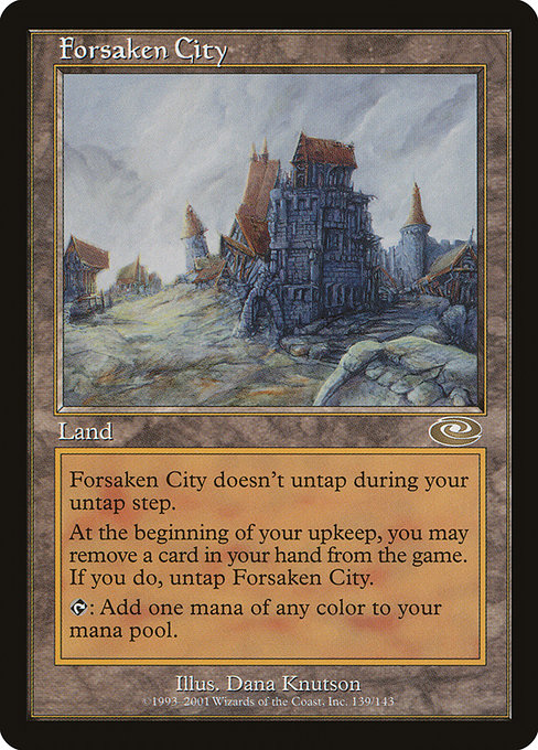 Forsaken City, art by Dana Knutson