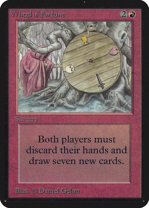 Wheel of Fortune, art by Daniel Gelon