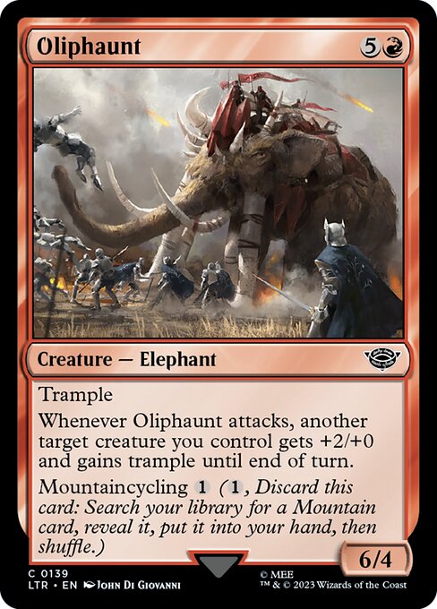 Oliphaunt, art by John Di Giovanni