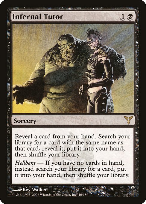 Infernal Tutor, art by Kev Walker