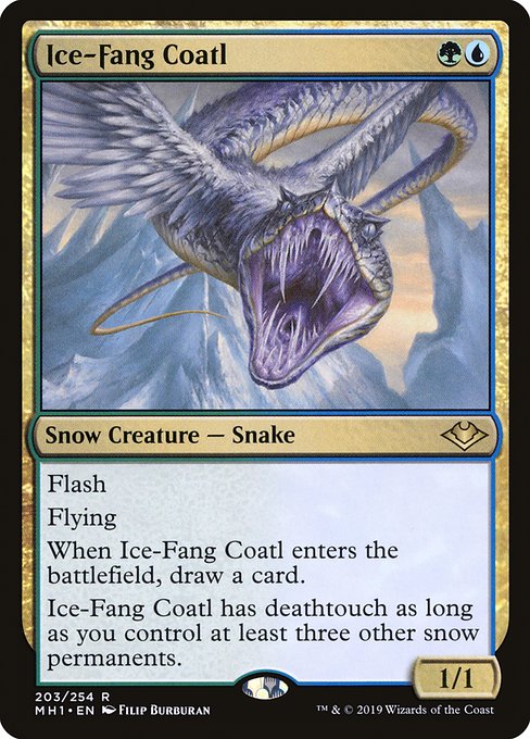Ice-Fang Coatl, art by Filip Burburan