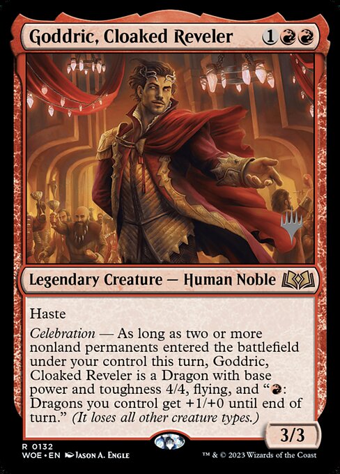 Goddric, Cloaked Reveler, art by Jason A. Engle