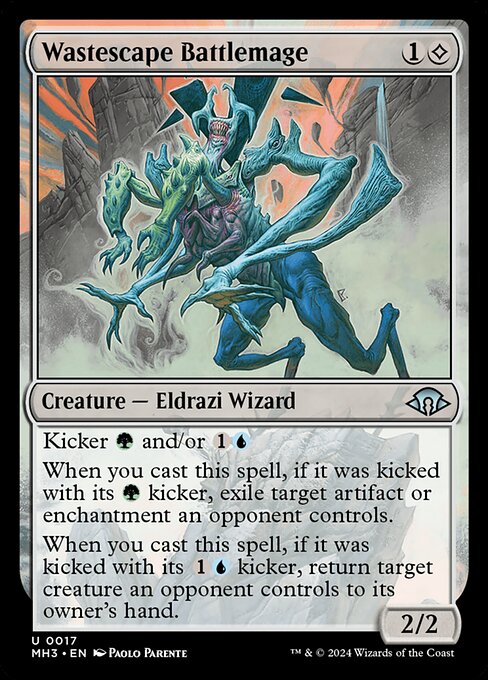 Wastescape Battlemage, art by Paolo Parente
