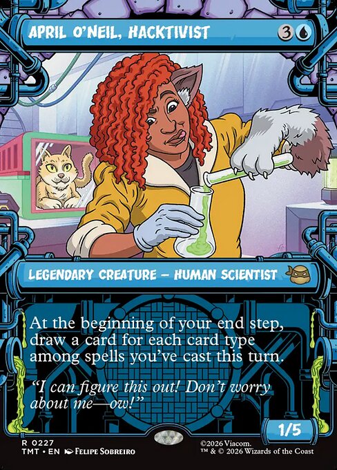 April O'Neil, Hacktivist, art by Felipe Sobreiro
