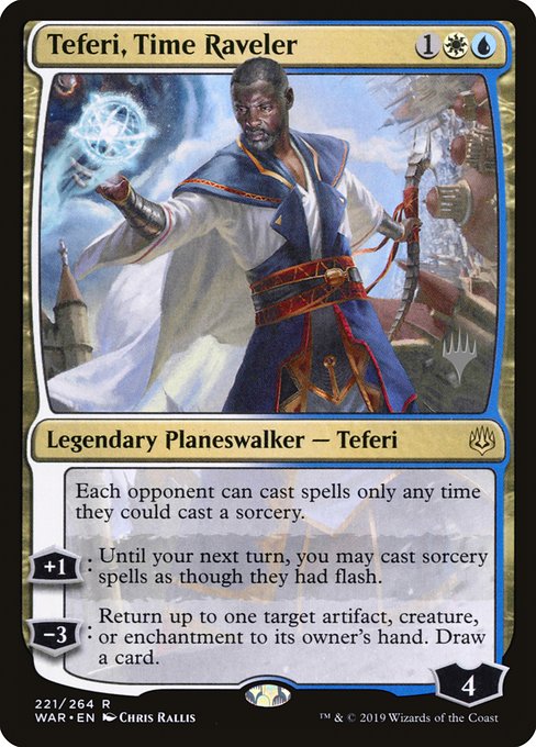 Teferi, Time Raveler, art by Chris Rallis