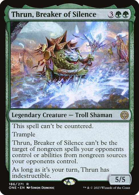 Thrun, Breaker of Silence, art by Simon Dominic