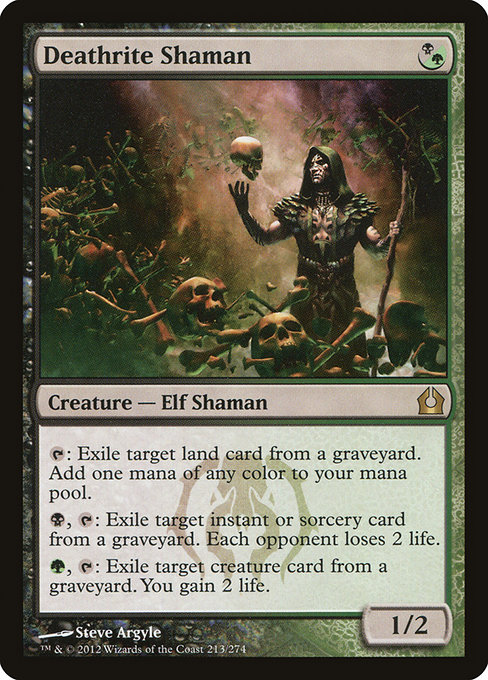 Deathrite Shaman, art by Steve Argyle