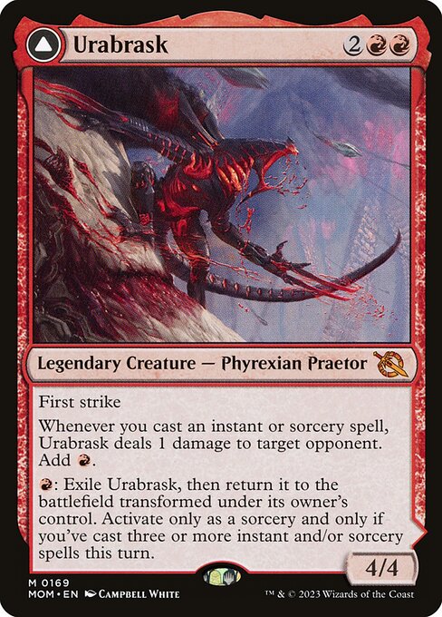 Urabrask // The Great Work, art by Campbell White