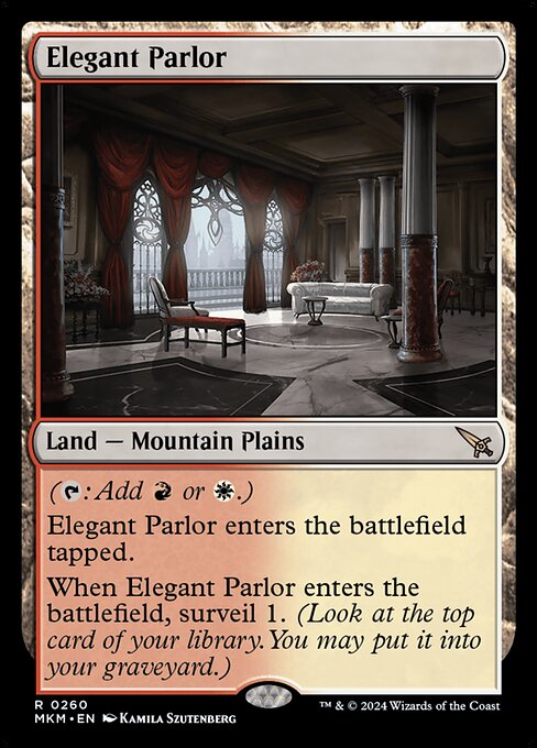 Elegant Parlor, art by Kamila Szutenberg