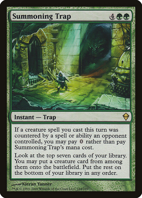 Summoning Trap, art by Kieran Yanner
