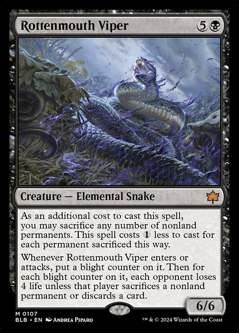 Rottenmouth Viper, art by Andrea Piparo