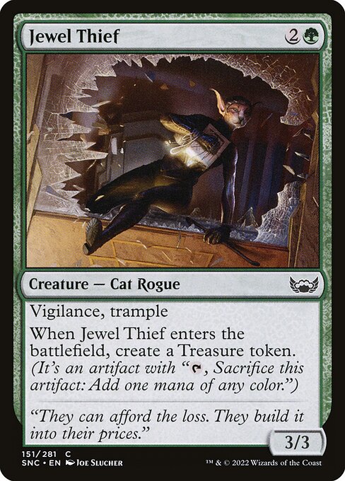 Jewel Thief, art by Joe Slucher