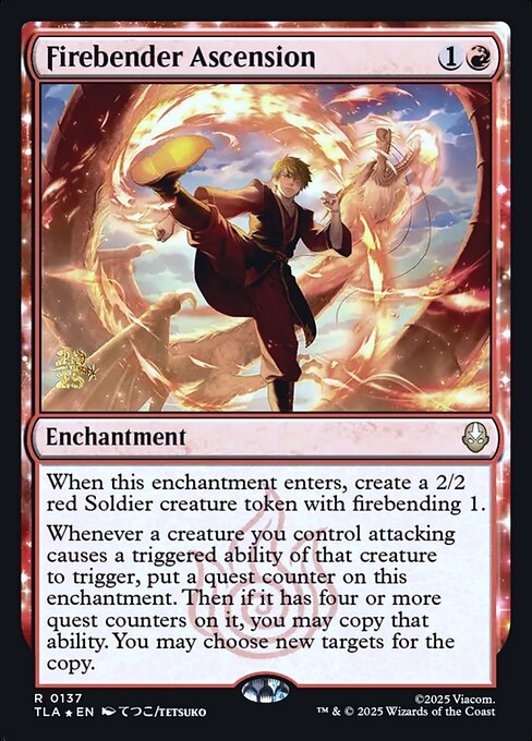 Firebender Ascension, art by Tetsuko