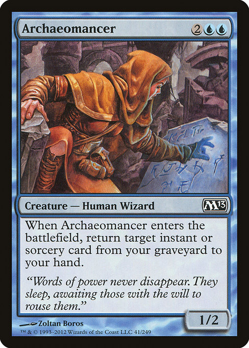 Archaeomancer, art by Zoltan Boros